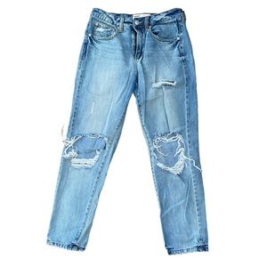 Garage Distressed Mom Jeans size 7 Juniors